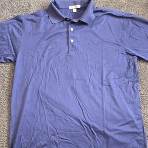Peter Millar Blue Polo Shirt Classic Style